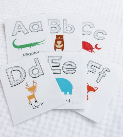 Animals ABC Flash Cards